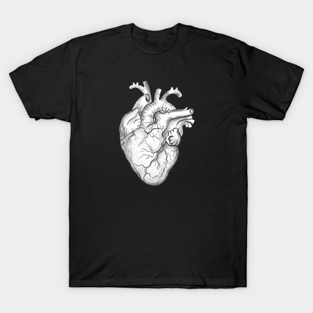 Anatomical Heart 12 T-Shirt by Collagedream